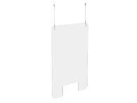 Plexiglass oppheng b:66x100 m/4kant luk